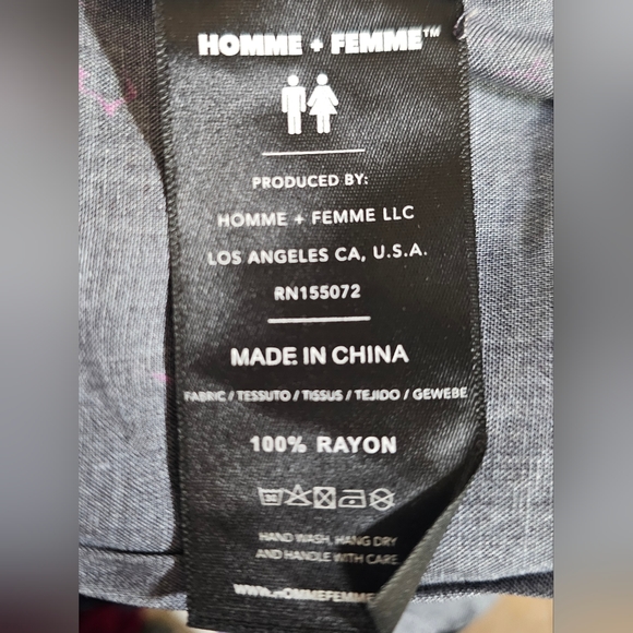 Homme + Femme Genesis Button Down Size M NWT - Picture 8 of 8